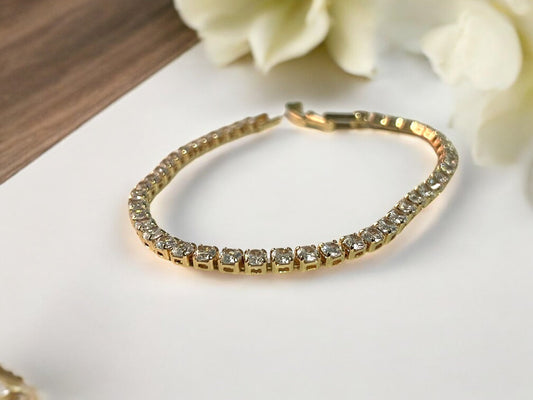 Pulsera Zirconias Medianas