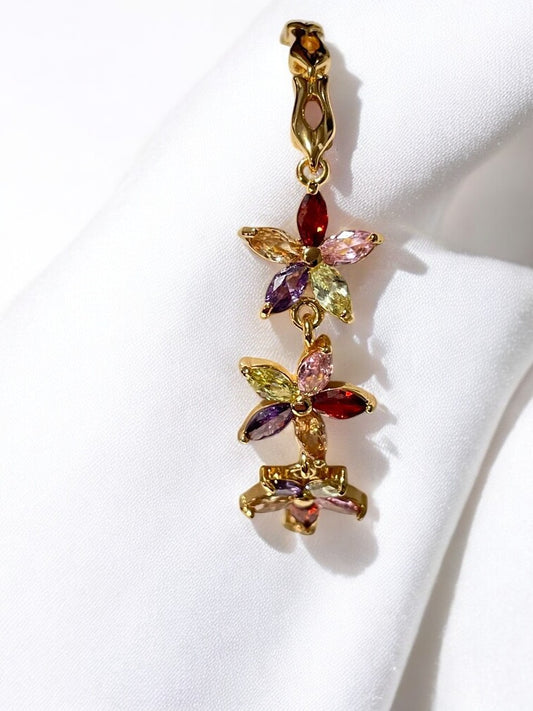 Pulso flor tipo Swarovski